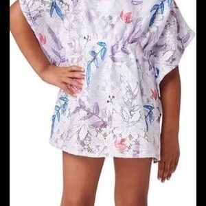 Disney Frozen White and Purple Kids Swim Coverup